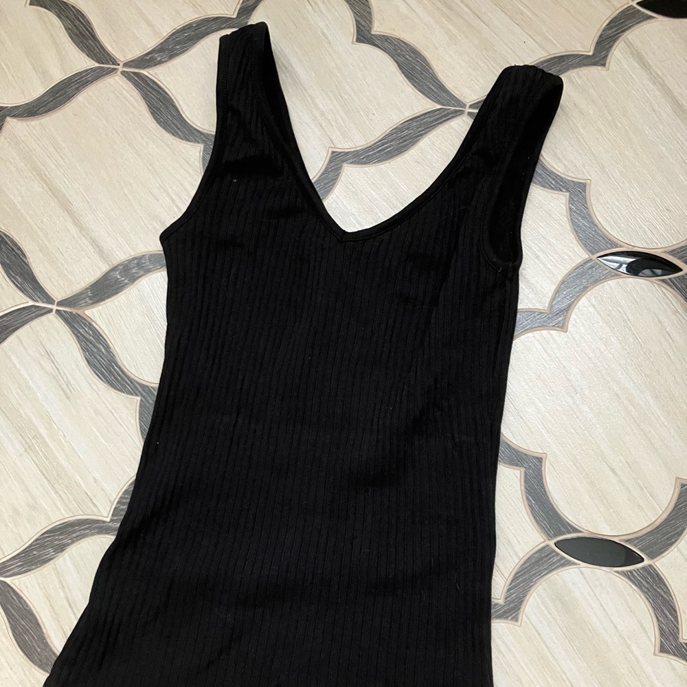 Kotn Rib black tank top XS